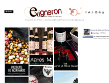 Tablet Screenshot of e-vigneron.com